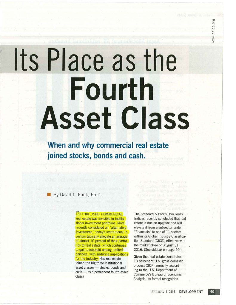 RE Takes Its Place as the Fourth Asset Class_Page_2